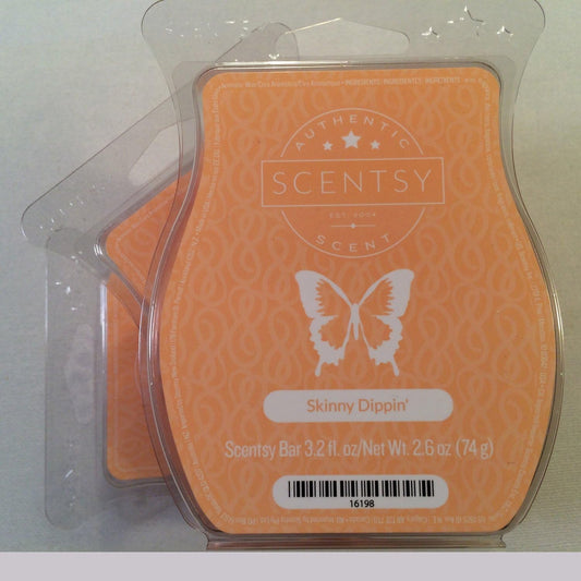 Scentsy, Skinny Dippin', Wickless Candle Tart Warmer Wax 3.2 Oz Bar, 3-Pack (3)