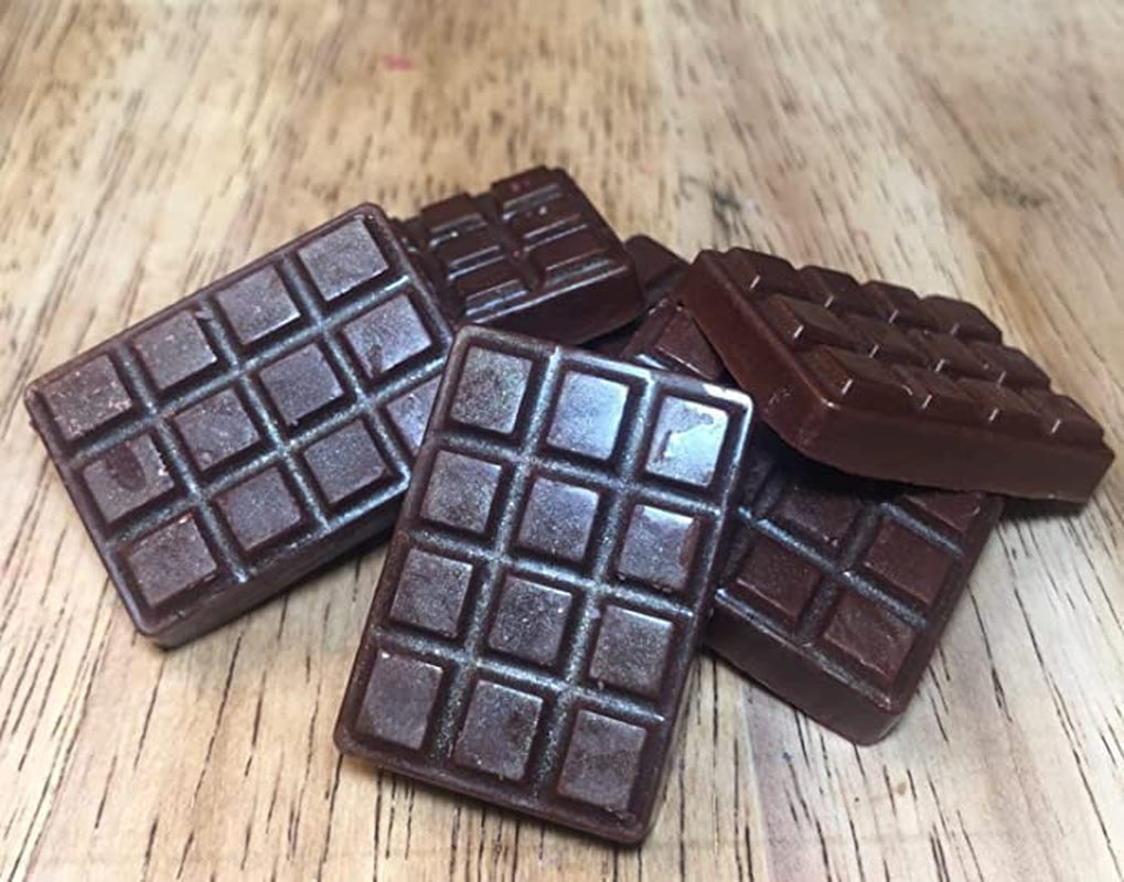 Shaped Wax Melts - Hot Cocoa, Marshmallow, Chocolate, Peppermint Bark, Wickless Candle Tart Warmer Wax, Gift, Food Wax, Realistic, Gift, Valentine'S Day, Sea Foam Soaps & Scents (Small-Gift Box)
