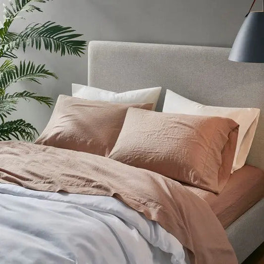 2PK Pillowcase Warm Taupe King