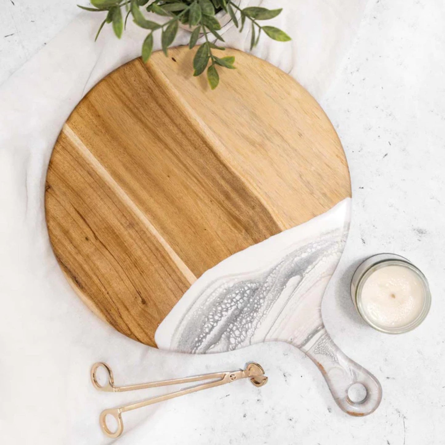 Acacia Paddle Board Tray, 12 Inches