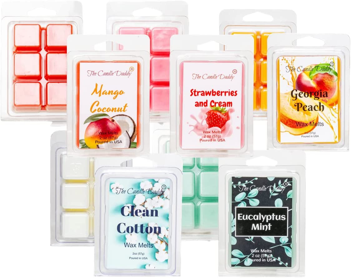 The Candle Daddy Family Friendly FAVES Volume II - 5 Pack of Wax Melts - 30 Total Cubes - 10 Total Ounces
