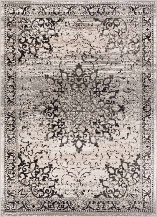 Sultana Grey Traditional Rug