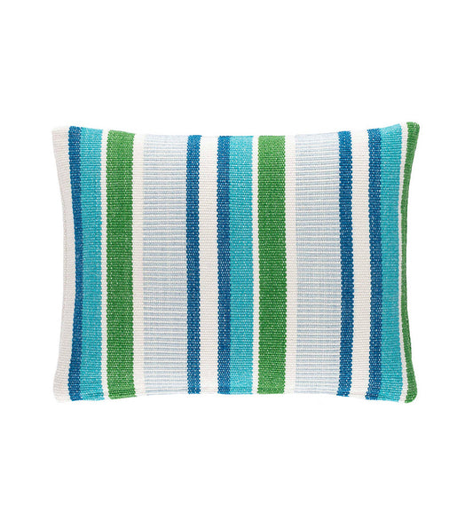Always Greener Cobalt/Green Indoor/Outdoor Decorative Pillow