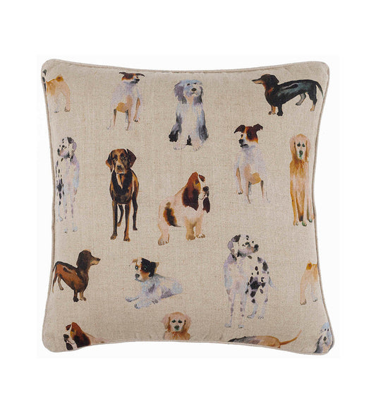 Woof Linen Decorative Pillow - Square