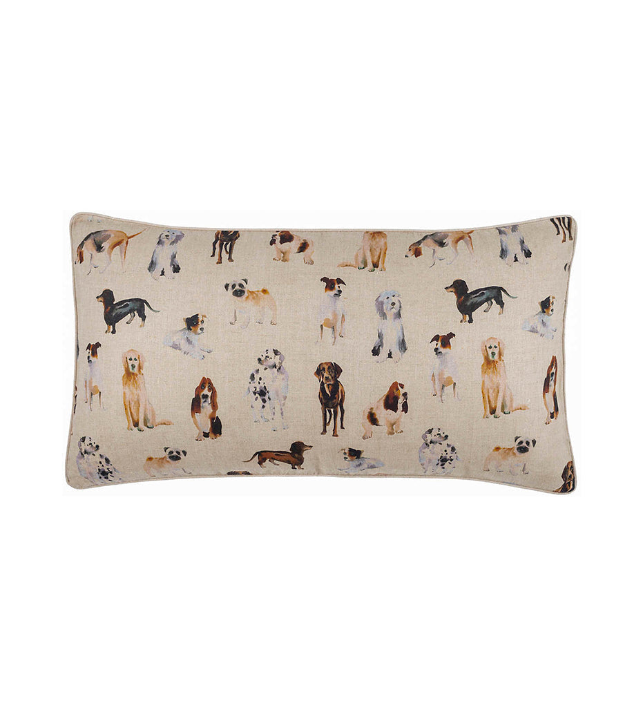 Woof Linen Decorative Pillow - Lumbar