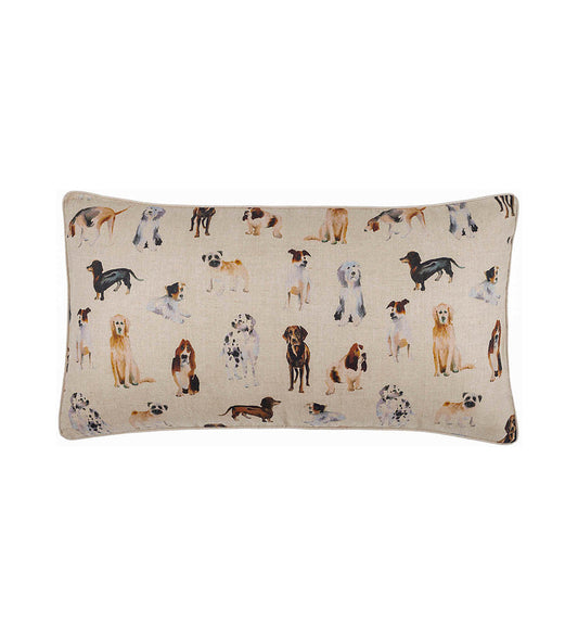 Woof Linen Decorative Pillow - Lumbar