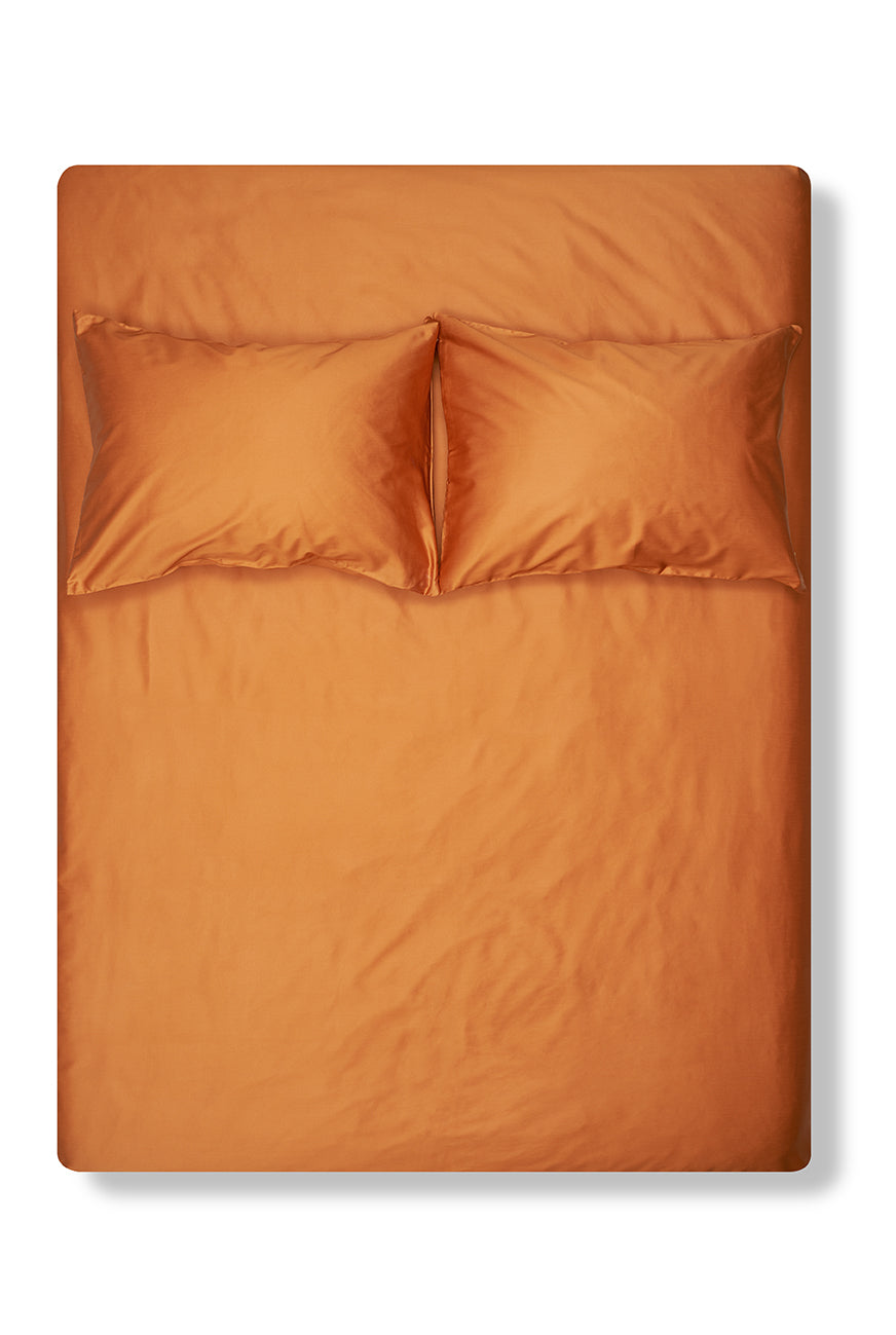 Amber Egyptian Cotton Sateen Bedding-Egyptian Cotton Sateen Duvet Covers-ZigZagZurich