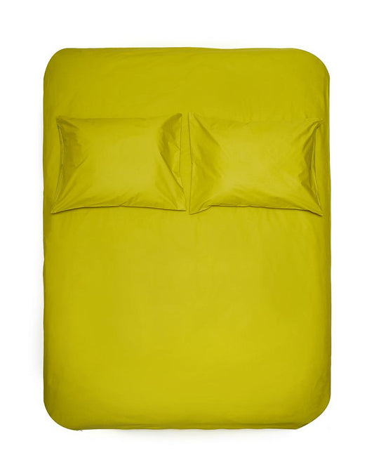 "Apple Green" Percale Egyptian Cotton Bedding-Egyptian Cotton Percale Duvet Covers-ZigZagZurich