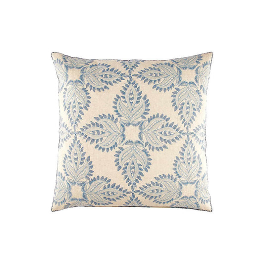Verdin Lapis Euro Pillow with Insert by John Robshaw