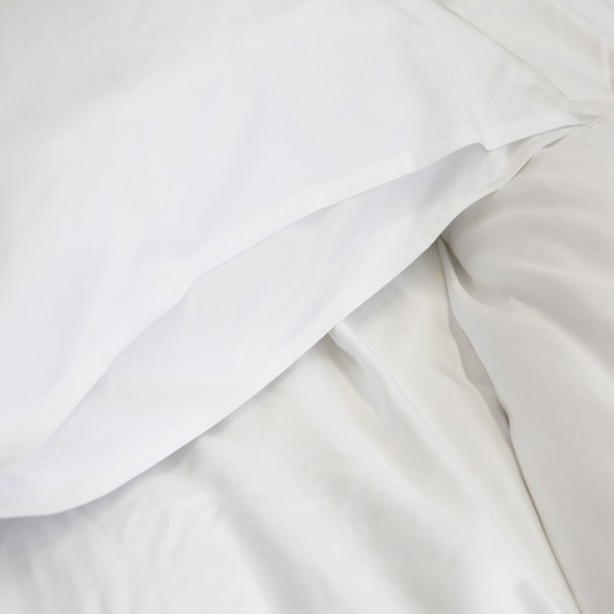 Bamboo Duvet and Sham Set in White by Pom Pom at Home