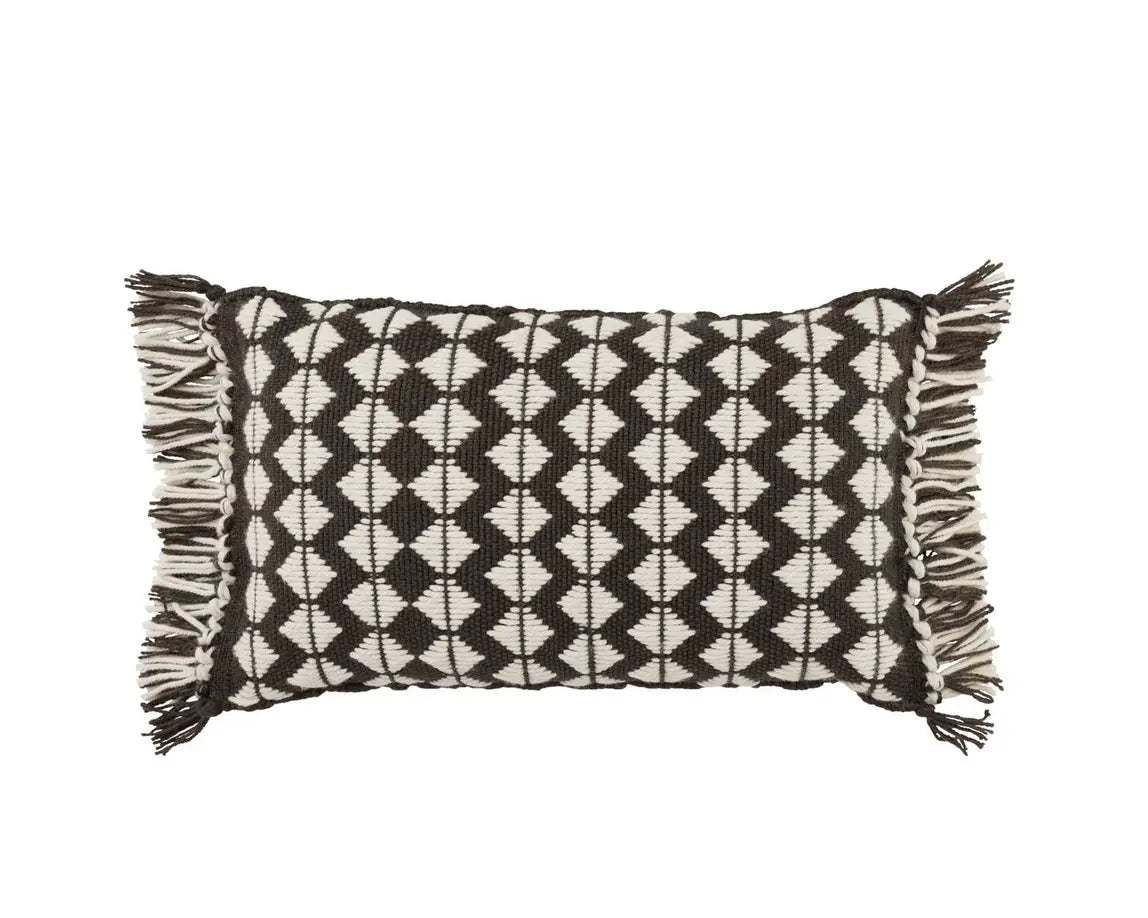 Chesa Perdita Indoor/Outdoor Pillow- Black