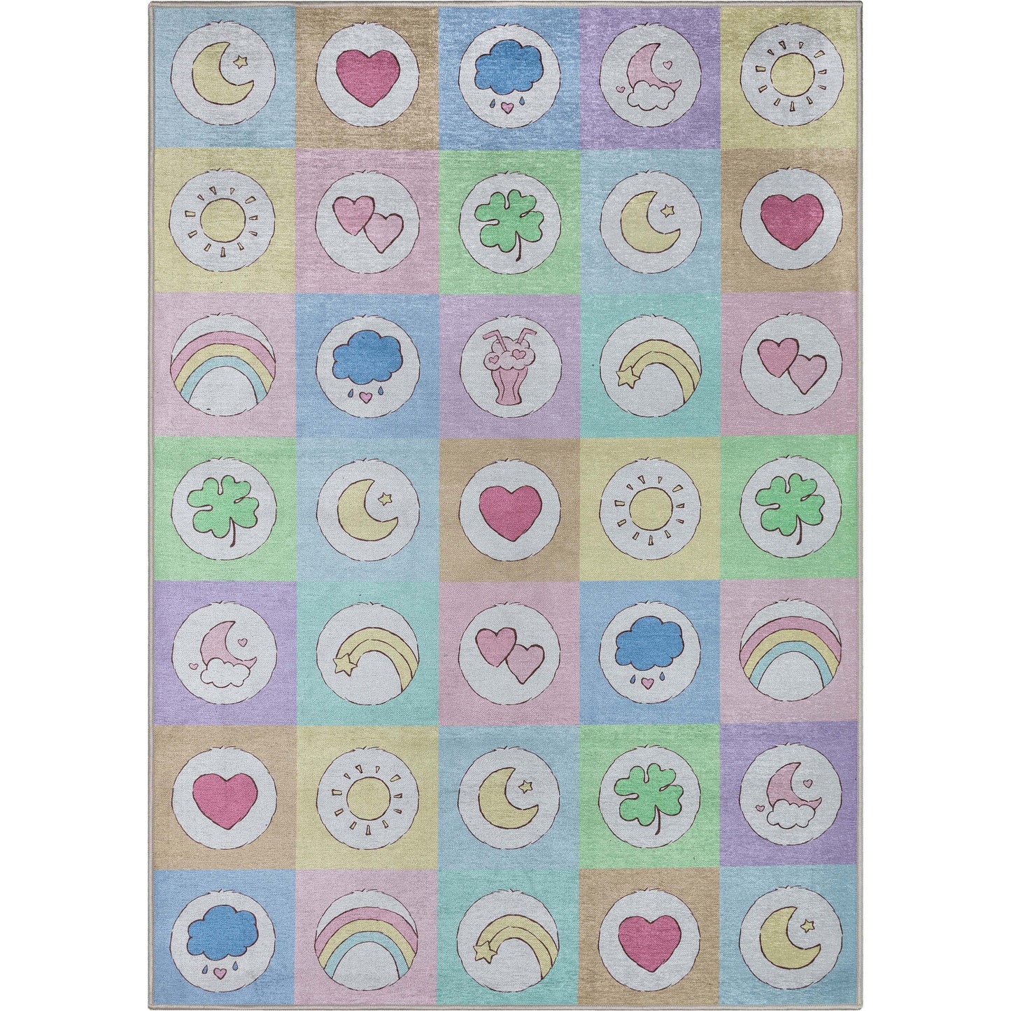 Care Bears Baby Badges Multi Area Rug By Well Woven