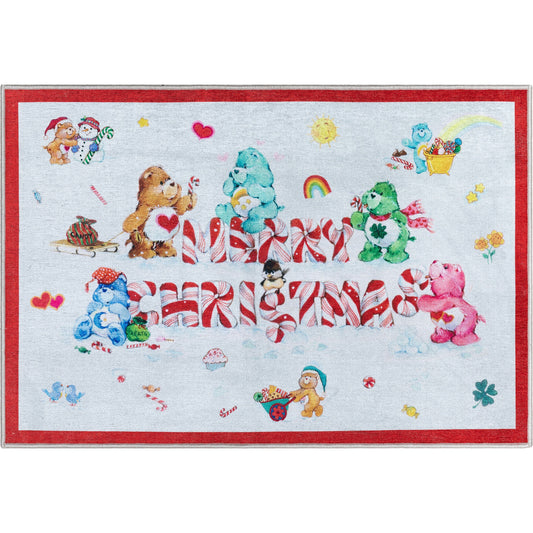 Care Bears Christmas Multi 3'3" x 5' Area Rug By Well Woven