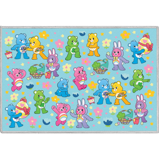 Care Bears Easter Fun Blue Area Rug By Well Woven