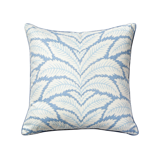 Blue Palms Decorative Pillow with Insert