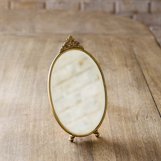 Antique Brass Vanity Mirror