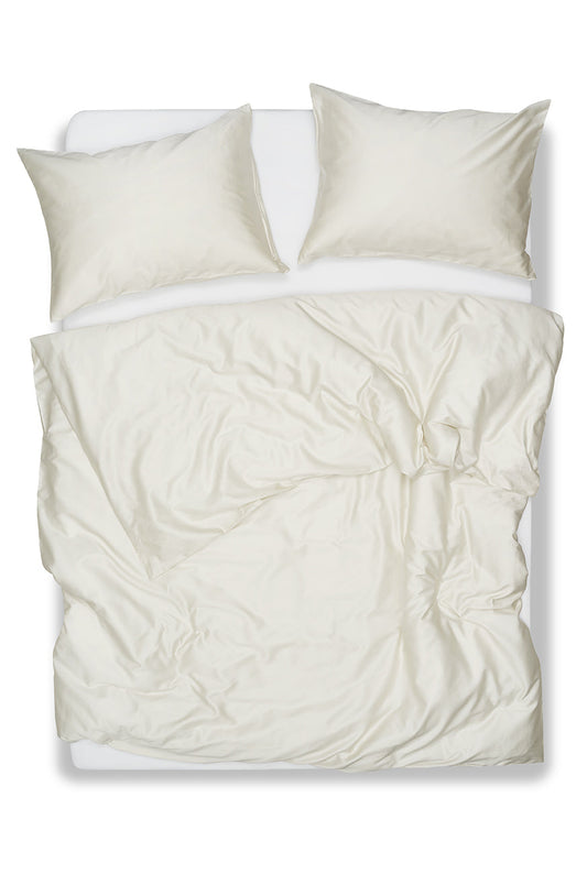 Eggshell Egyptian Cotton Sateen Bedding-Egyptian Cotton Sateen Duvet Covers-ZigZagZurich