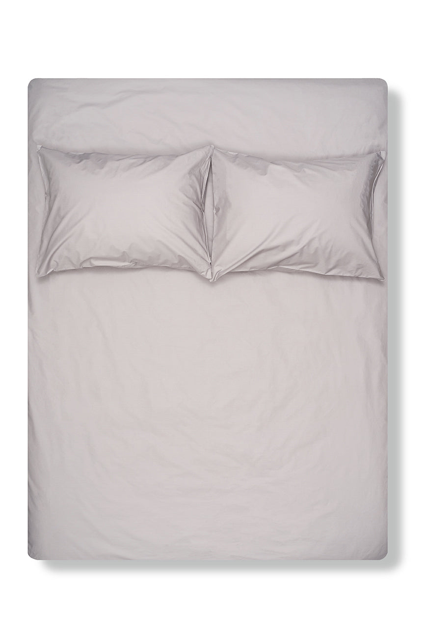 "Grey" Pima Cotton Percale Bedding