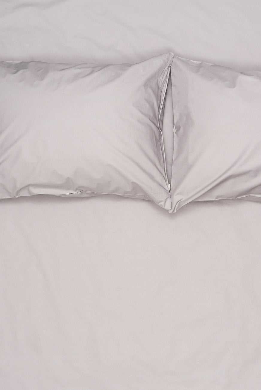"Grey" Pima Cotton Percale Bedding