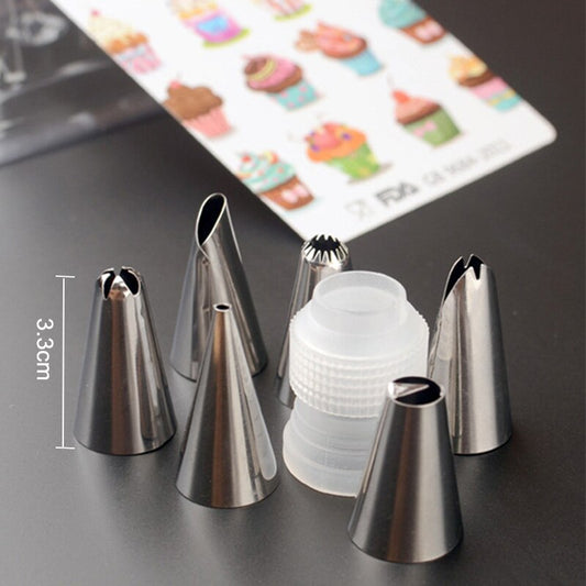3pcs/5pcs/7pcs Cream Pastry Decorating Tips Set Stainless Steel Russian Tulip Icing Piping Cake Nozzles Cupcake Baking Tools - YourStore YourStore janette_blakely 0 3pcs/5pcs/7pcs Cream Pastry Decorating Tips Set Stainless Steel Russian Tulip Icing Piping Cake Nozzles Cupcake Baking Tools