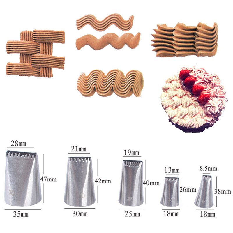 3pcs/5pcs/7pcs Cream Pastry Decorating Tips Set Stainless Steel Russian Tulip Icing Piping Cake Nozzles Cupcake Baking Tools - YourStore YourStore janette_blakely 0 3pcs/5pcs/7pcs Cream Pastry Decorating Tips Set Stainless Steel Russian Tulip Icing Piping Cake Nozzles Cupcake Baking Tools