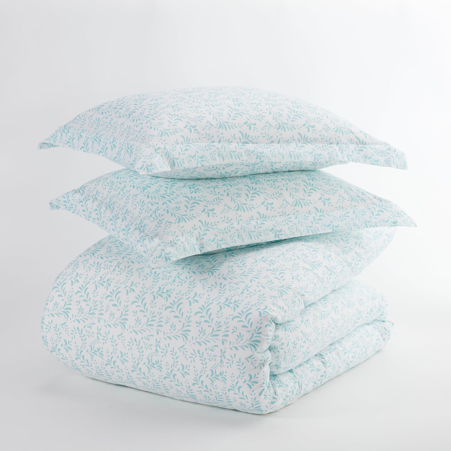 Burst of Vines Pattern 3-Piece Duvet Cover Set