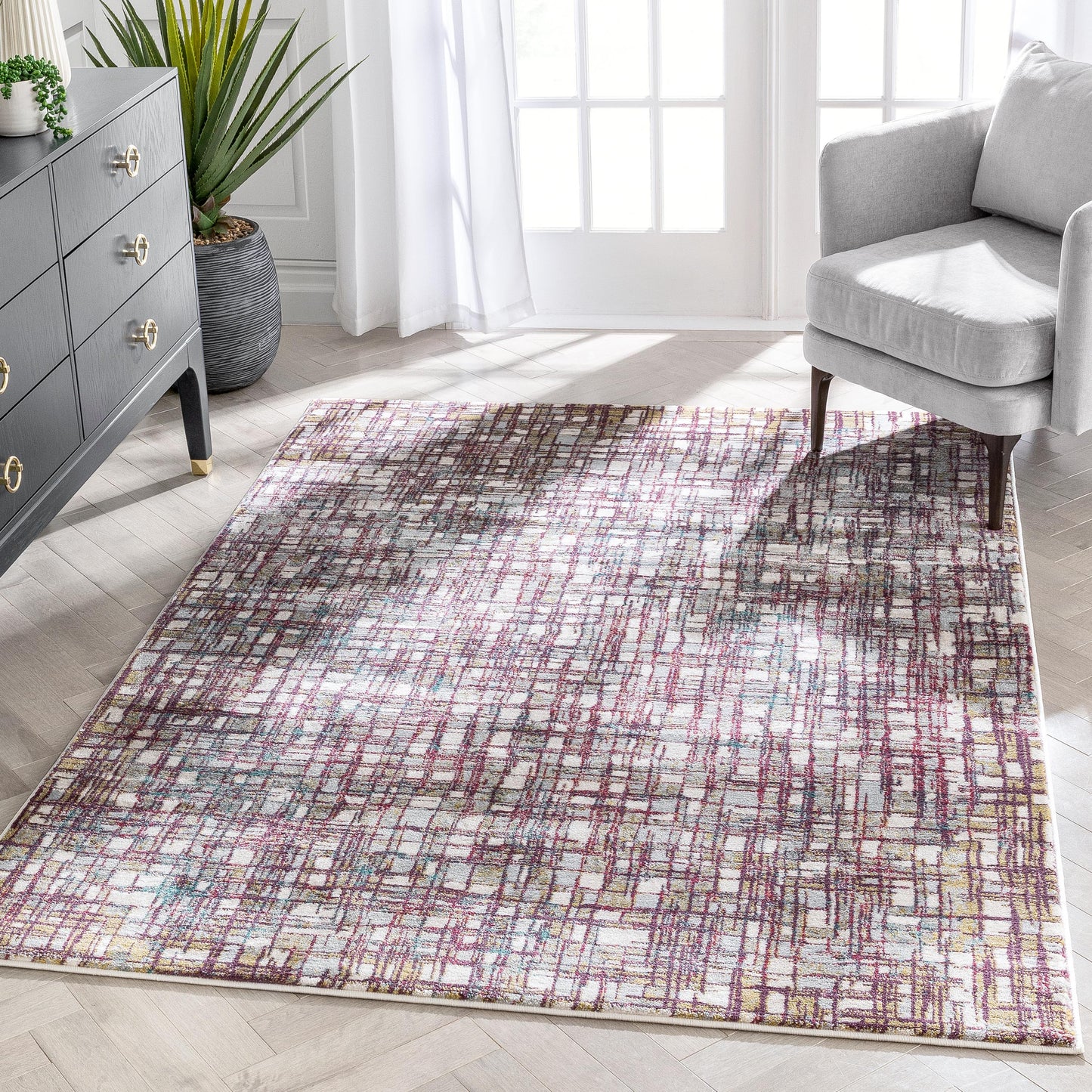 Adeline Multi Vintage Modern Rug