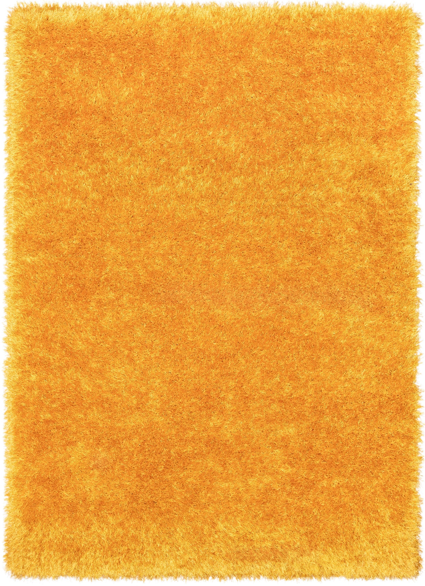 Chie Glam Solid Ultra Soft Yellow Shag Rug