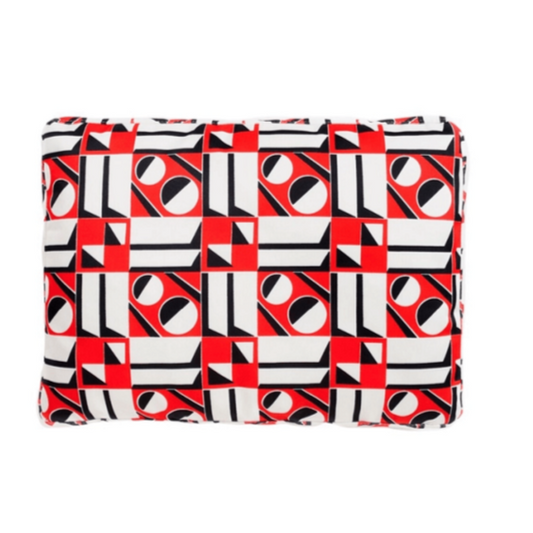 Trix La Double J Cushion Pillows Kartell Rectangle Red Geometry