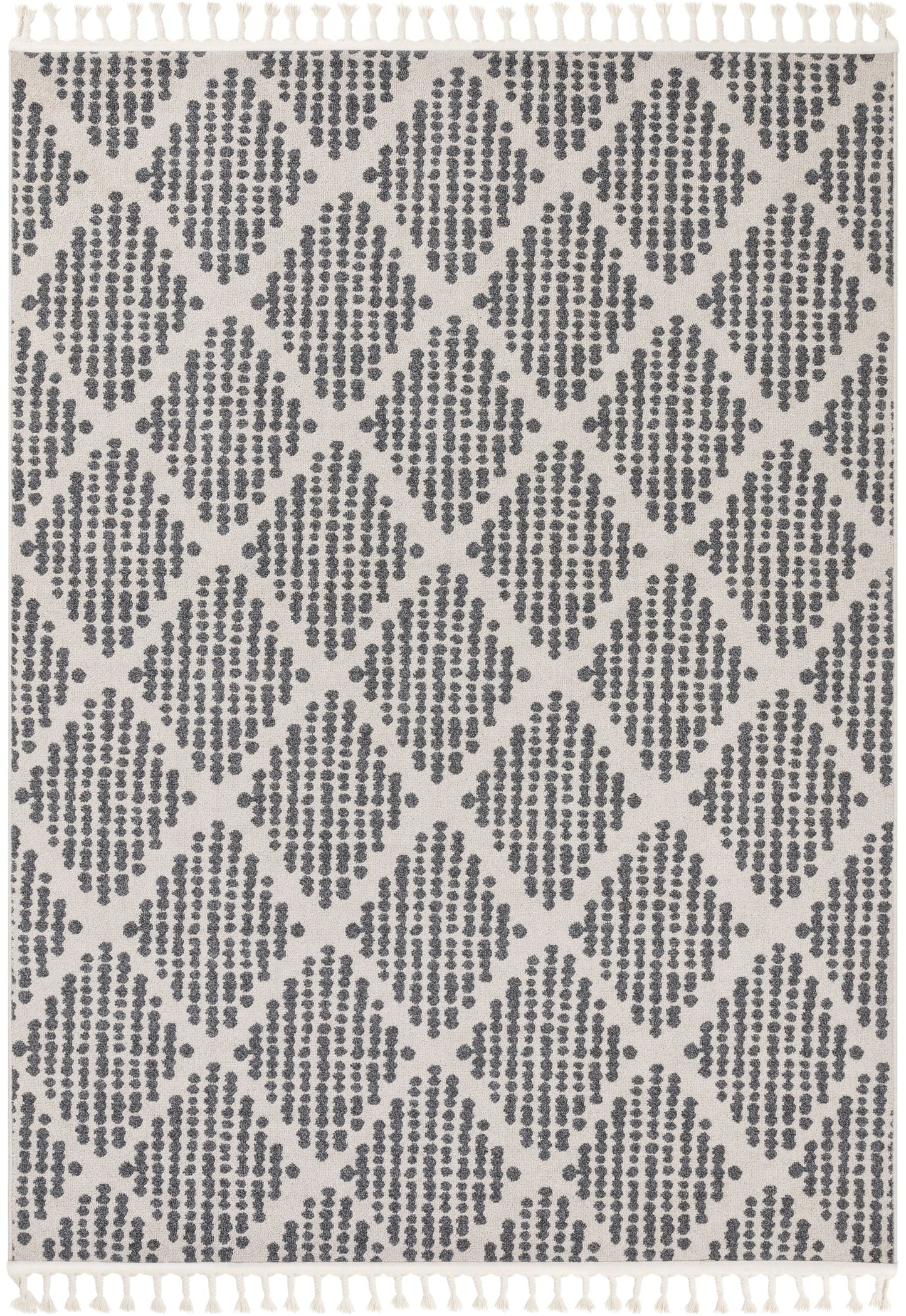 Arbor Moroccan Trellis Grey Kilim-Style Rug