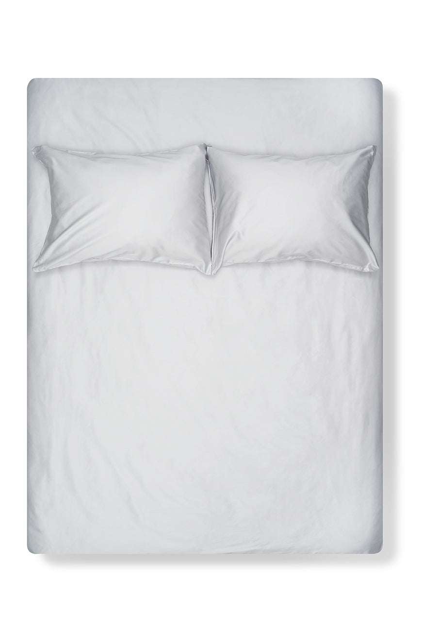"Light Grey" Egyptian Cotton Sateen Bedding