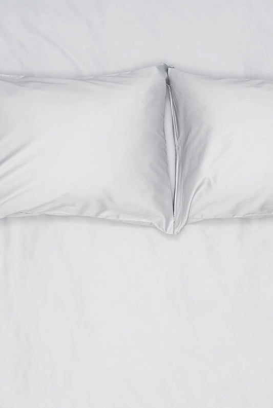 "Light Grey" Egyptian Cotton Sateen Bedding