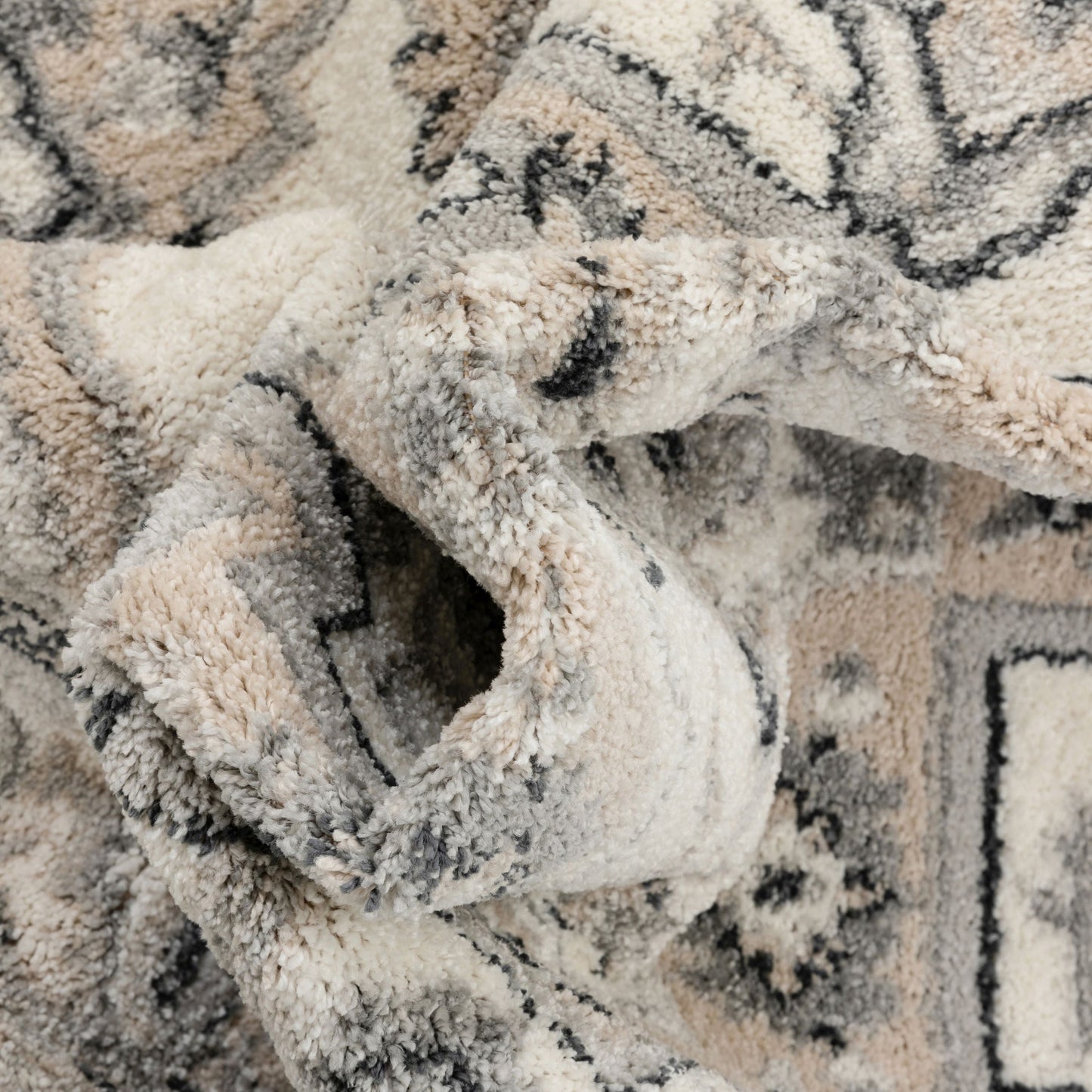 Scafa Vintage Medallion Oriental Beige Rug