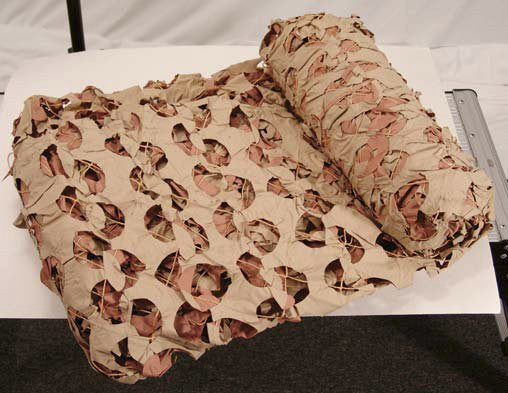 10' x 20' Military Camo Mesh Netting - Desert - GhillieSuitShop