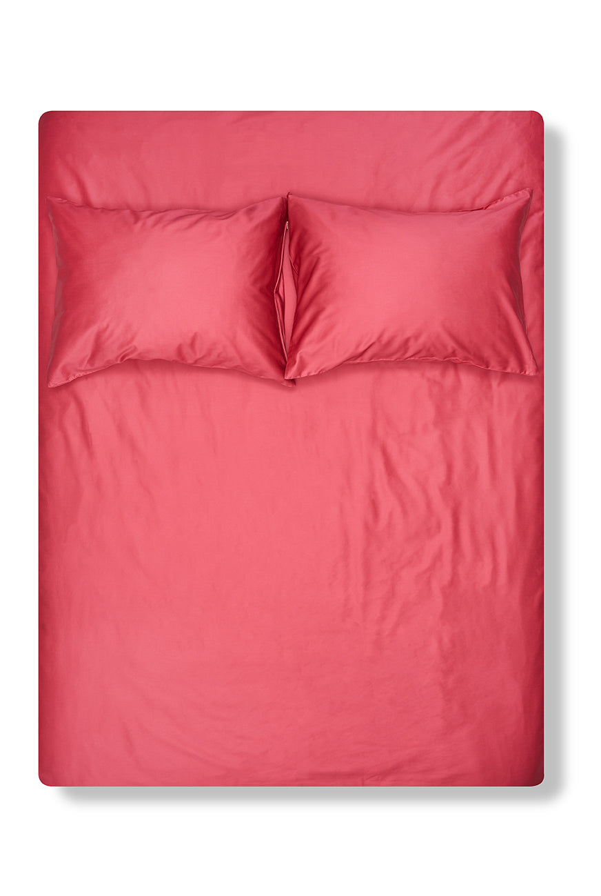 Magenta Egyptian Cotton Sateen Bedding-Egyptian Cotton Sateen Duvet Covers-ZigZagZurich