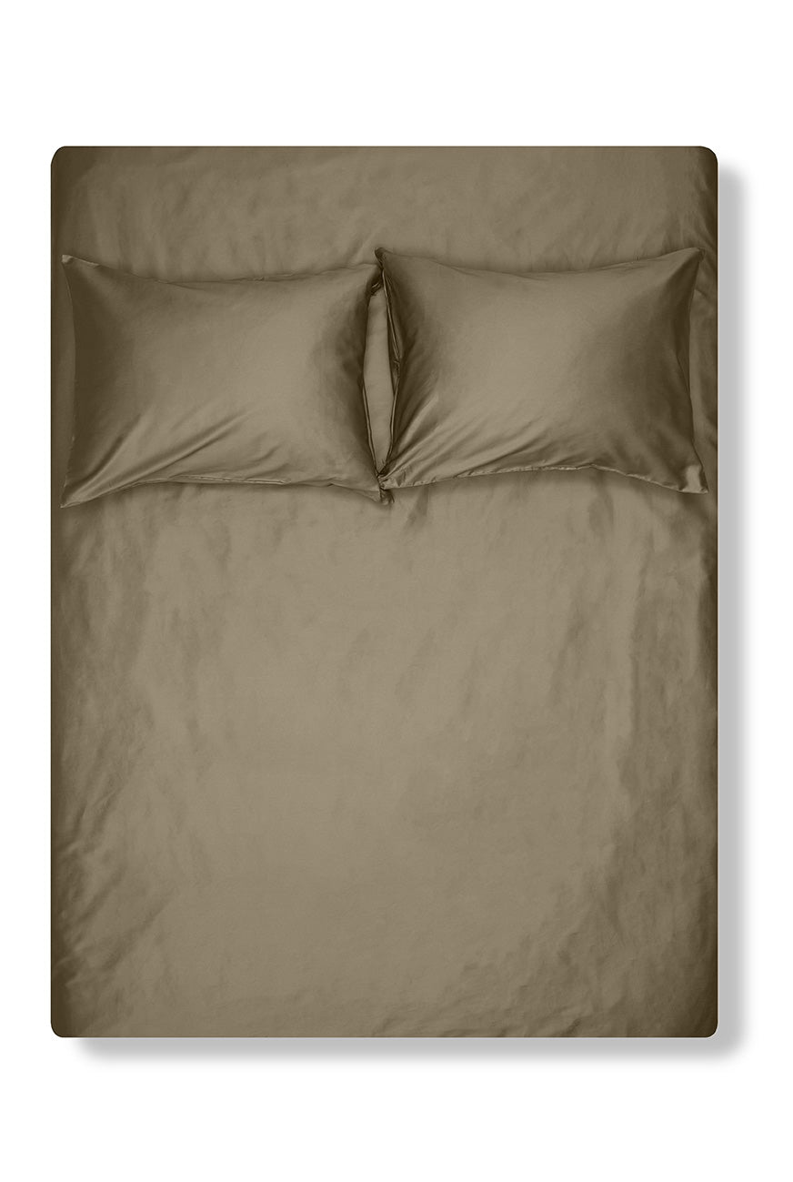 "Olive" Egyptian Cotton Sateen Bedding