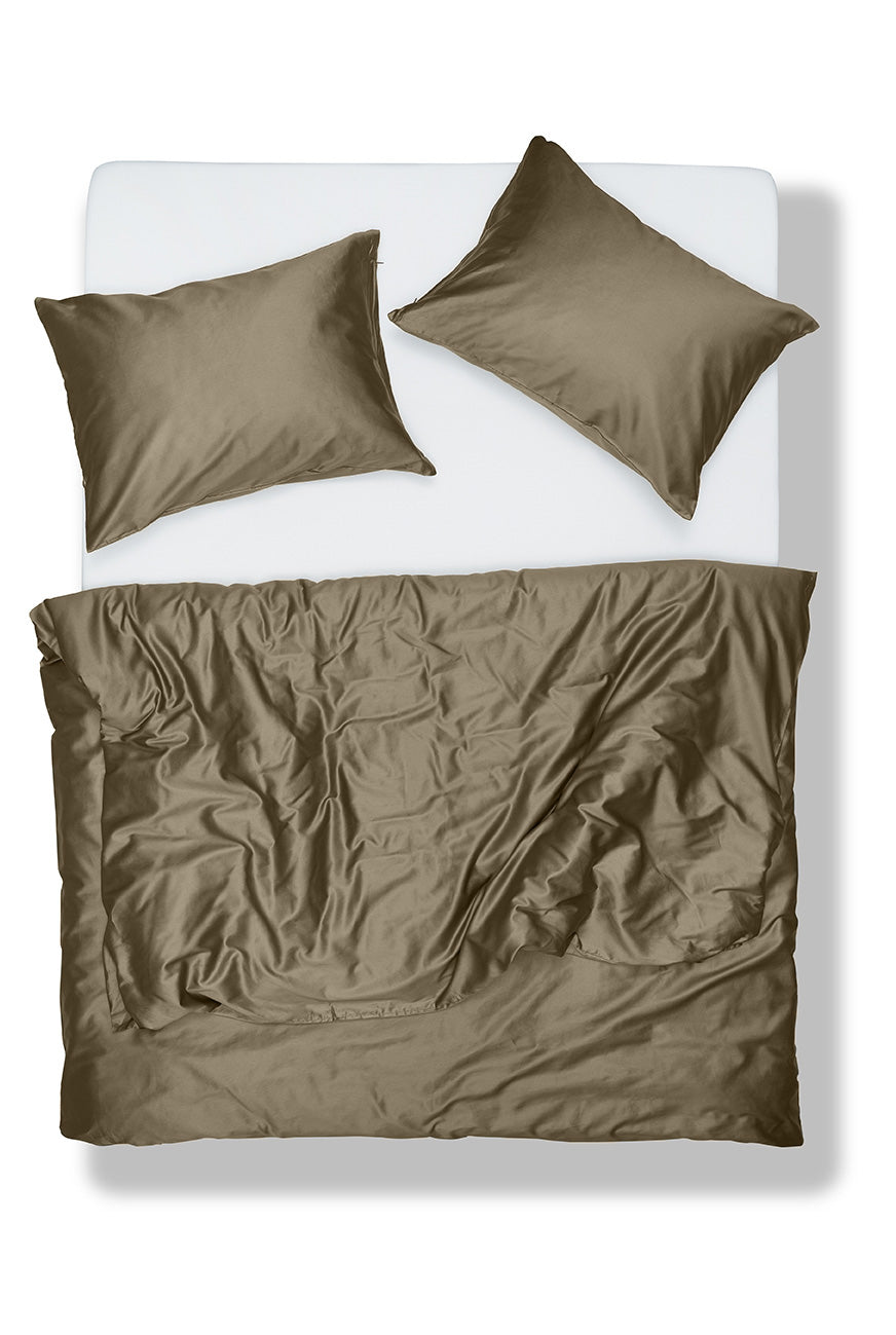 "Olive" Egyptian Cotton Sateen Bedding