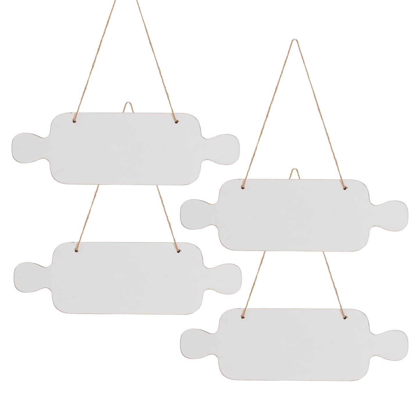 Sublimation Hanging Frames MDF White Candy Shape 4 Pack