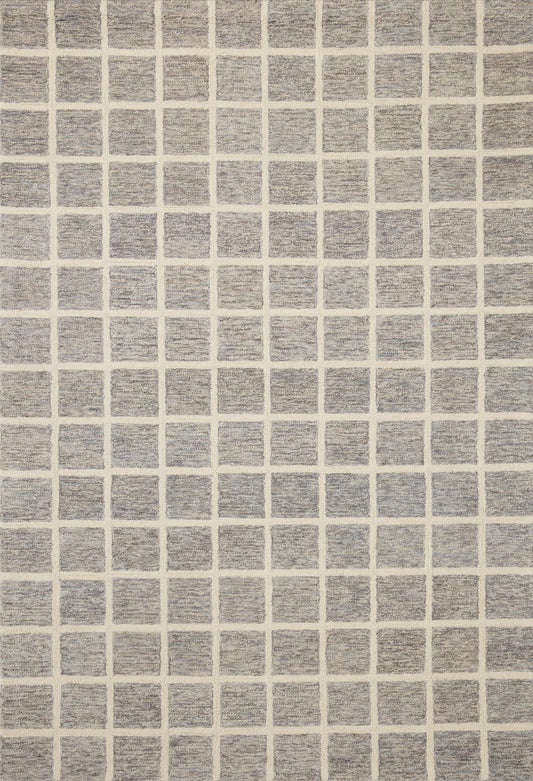 Chris Loves Julia x Loloi Polly Slate / Ivory POL-05