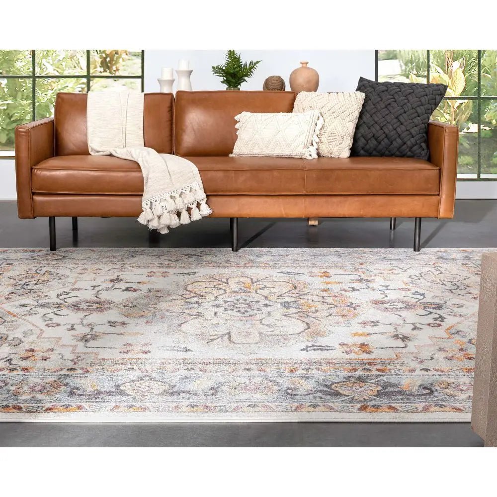Carno Bohemian Eclectic Persian Beige Rug