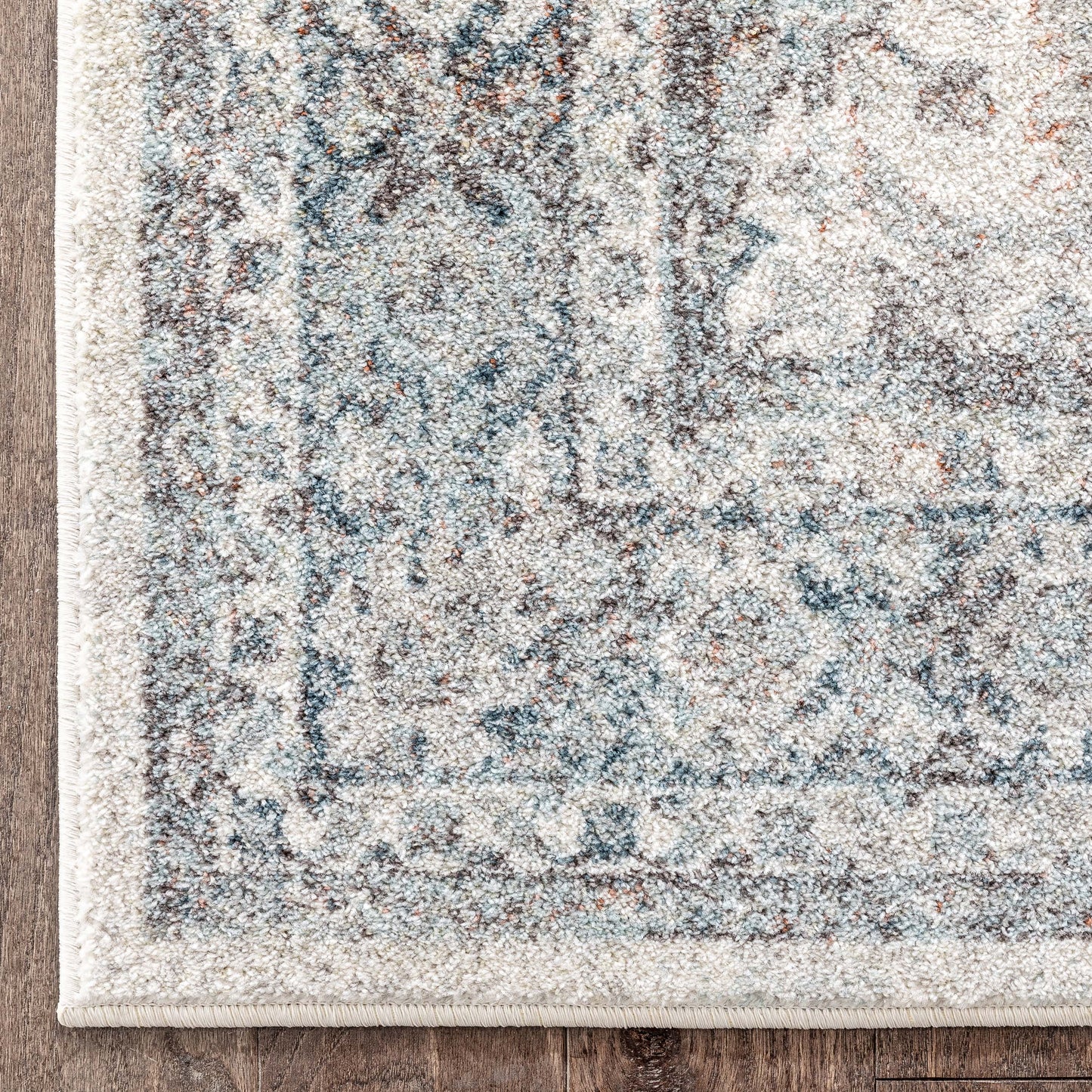 Salida Vintage Oriental Botanical Border Grey Beige Rug