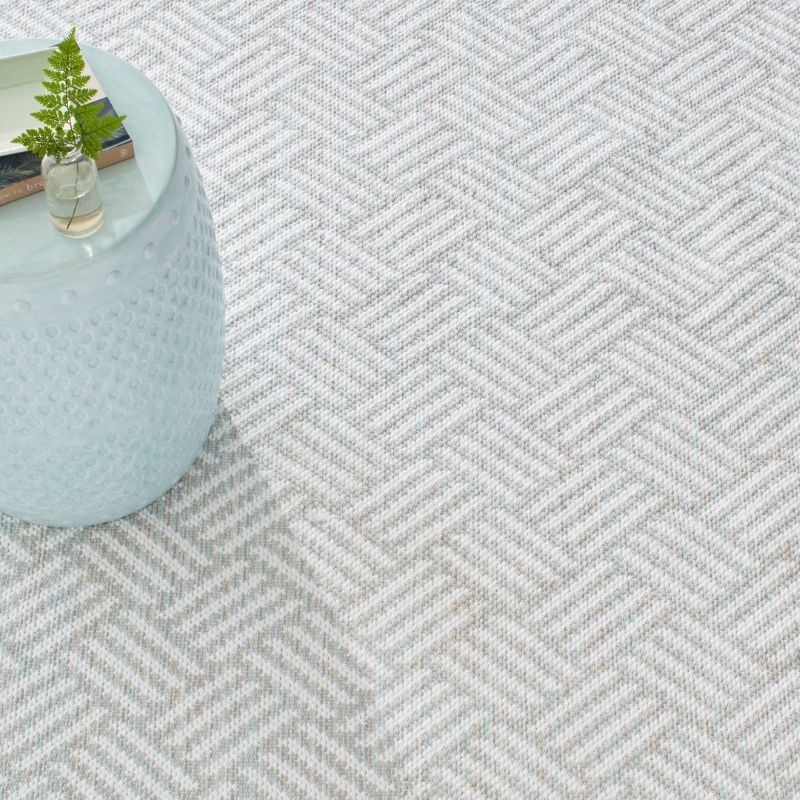 Sailors Knot Indoor/Outdoor Rug - Ocean Blue