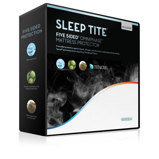 SLEEP TITE Omniphase 5-Sided Tencel Mattress Protector