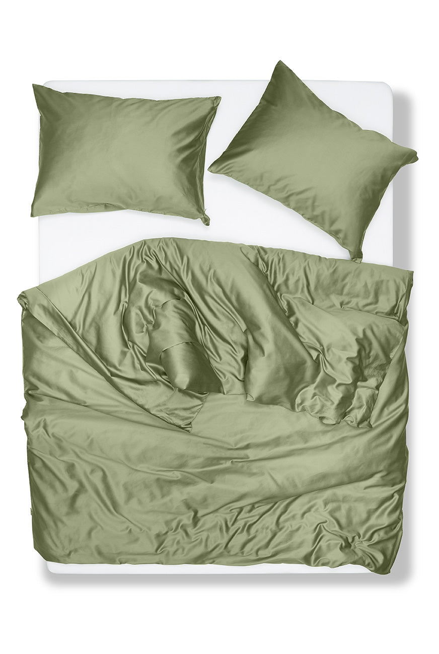 "Sage" Egyptian Cotton Sateen Bedding