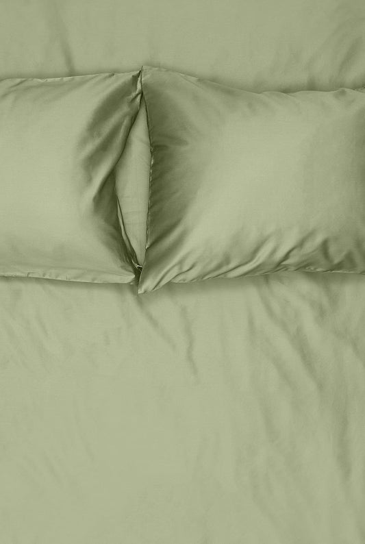 "Sage" Egyptian Cotton Sateen Bedding