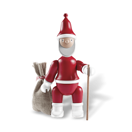 Santa - Painted Beech