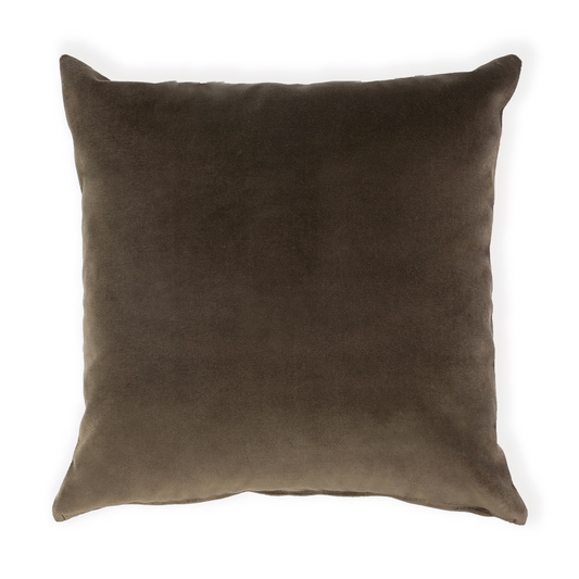 S|H Espresso Velvet Designer Pillow Cover