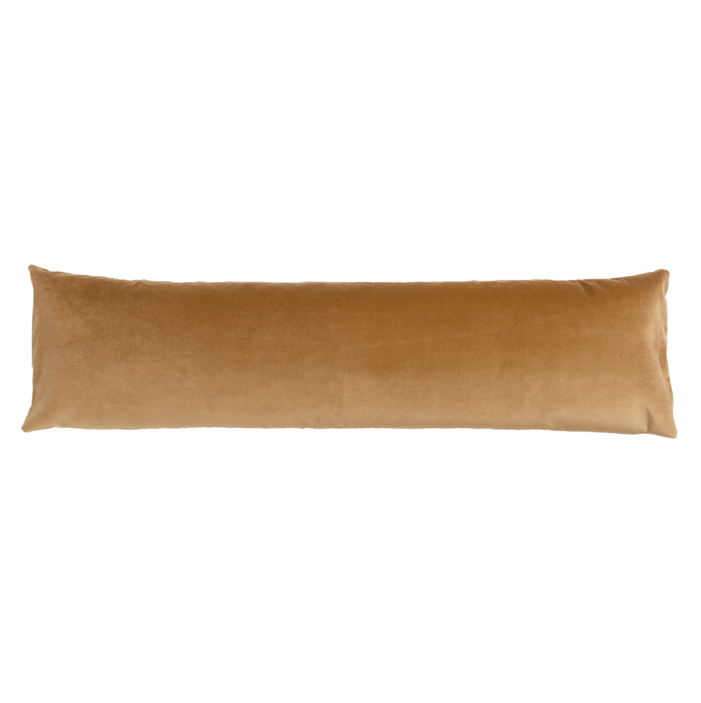 S|H Caramel Velvet Lumbar Pillow Cover
