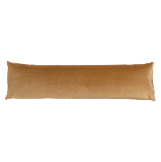 S|H Caramel Velvet Lumbar Pillow Cover