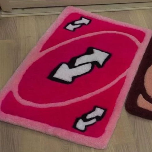Soft UNOs Game Cards Rug